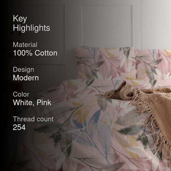 Agatha Spring Bedsheet - Pastel Pink