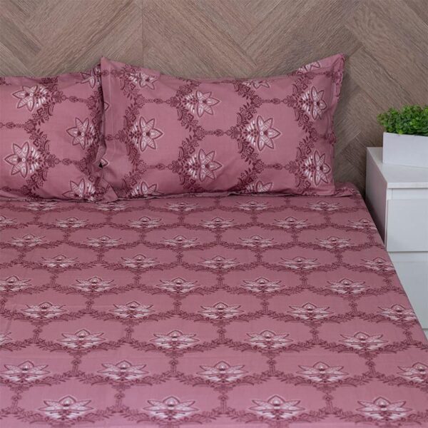 Amora Ethnic Bedsheet - Red