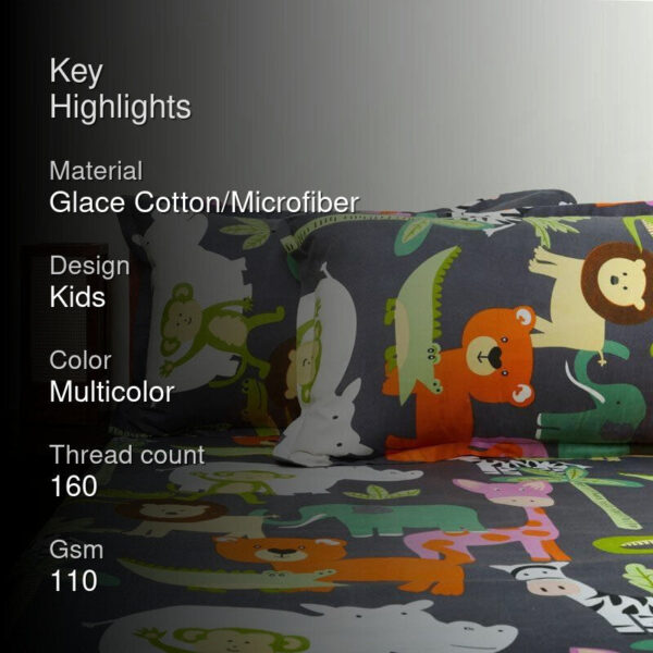 Animal Frenzy Bedsheet