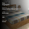 Antoine Geometric Microfiber Bedsheet