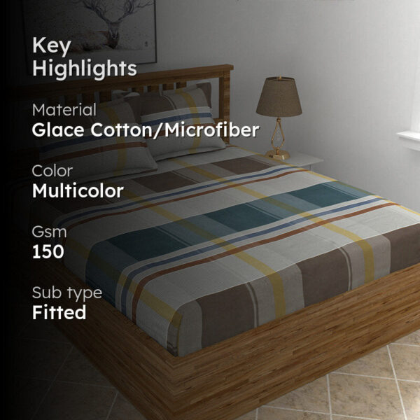 Antoine Geometric Microfiber Bedsheet