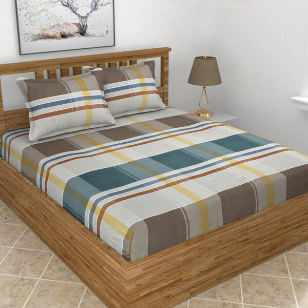 Antoine Geometric Microfiber Bedsheet