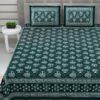 Arushi Printed Bedsheet - Green