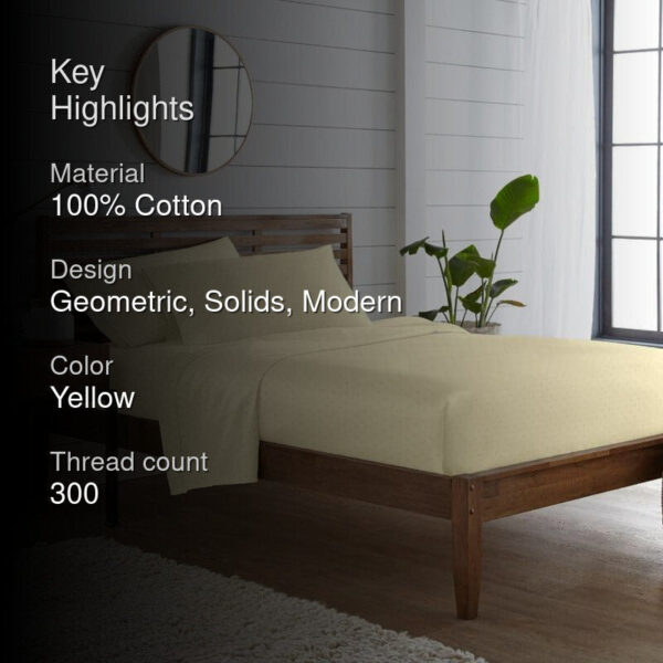 Azva Swiss Dot Bedsheet - Ivory