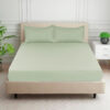Cloud Drift Fitted Bedsheet - Green