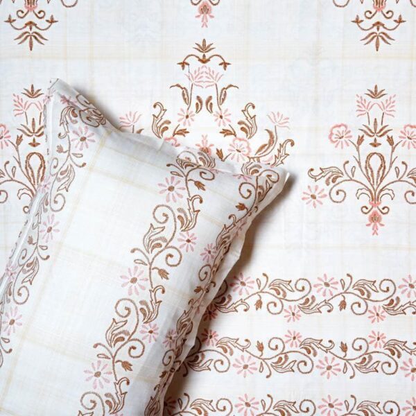 Ethnic Charms Bedsheet - Pink