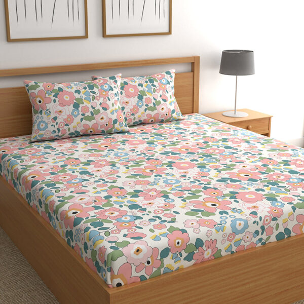 Flower Child Floral Microfiber Bedsheet