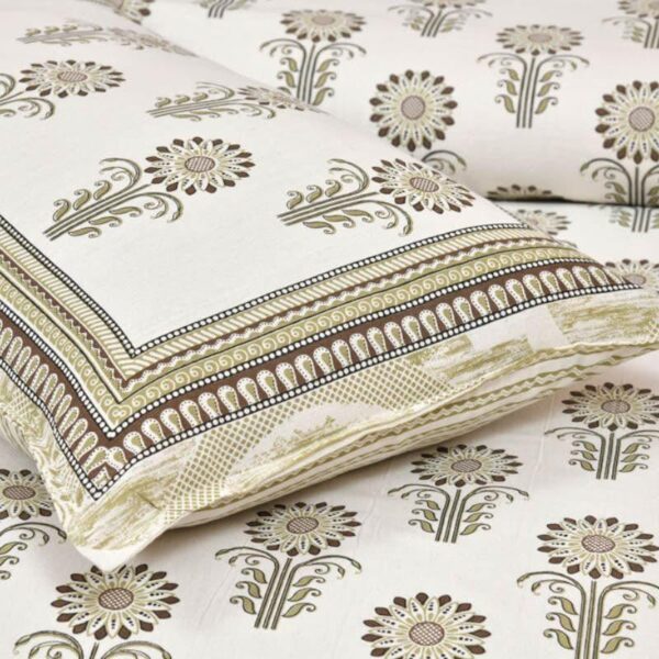 Flower Garden Bedsheet - Yellow