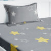 Golden Stars Kids Bedsheet - 210 TC