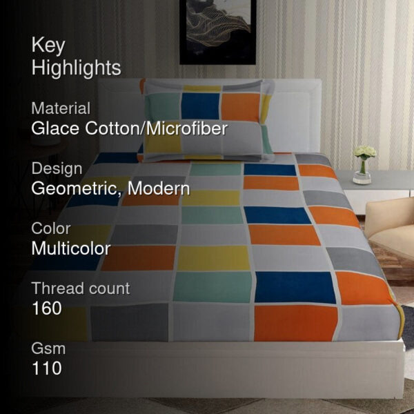 Hue Dazzle Checkered Bedsheet Hue Dazzle Checkered Bedsheet