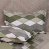 Jora Geometric Bedsheet - Green
