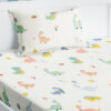 Jurassic Nights Kids Bedsheet - 210 TC
