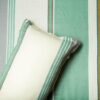 Kaya Striped Bedsheet - Green