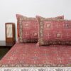 Lyra Printed Bedsheet - Maroon