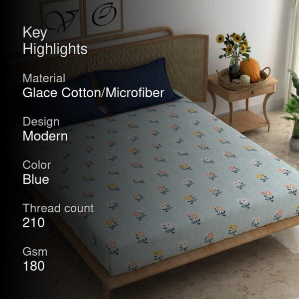 Medea Floral Bedsheet