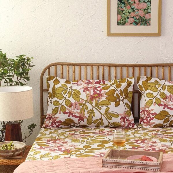 Moringa Bedsheet - Pink