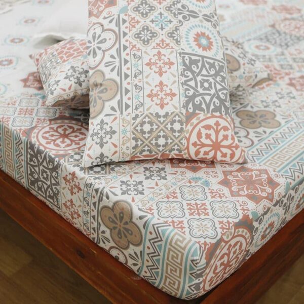 Morocco Muse Bedsheet - Biege Morocco Muse Bedsheet - Biege