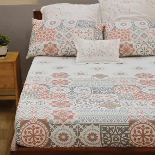 Morocco Muse Bedsheet - Biege