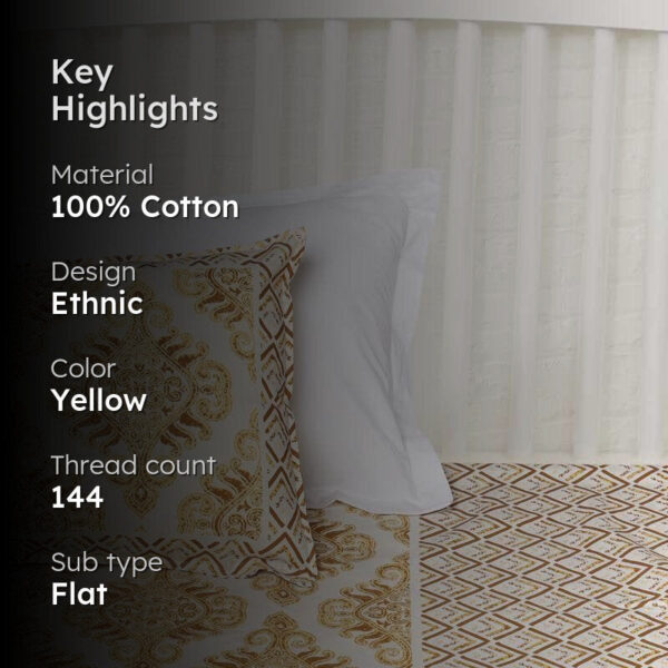 Mustard Groovy Bedsheet