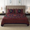 Namish Mandala Cotton Bedsheet (Multicolor) - 180 TC