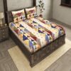 Narsi Abstract Bedsheet - Multicolor