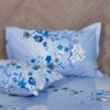 Nidra Floral Bedsheet - Blue