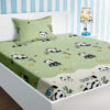 Panda Snuggles Kids Bedsheet - 210 TC