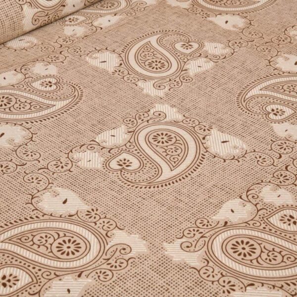 Petals & Paisleys Bedsheet - Brown