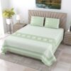 Recorra Printed Bedsheet - Green Recorra Printed Bedsheet - Green