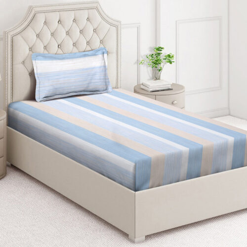 Sea Stripes Geometric Bedsheet