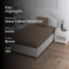 Sofia Solid Bedsheet - Brown