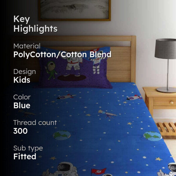 Space Explor Bedsheet