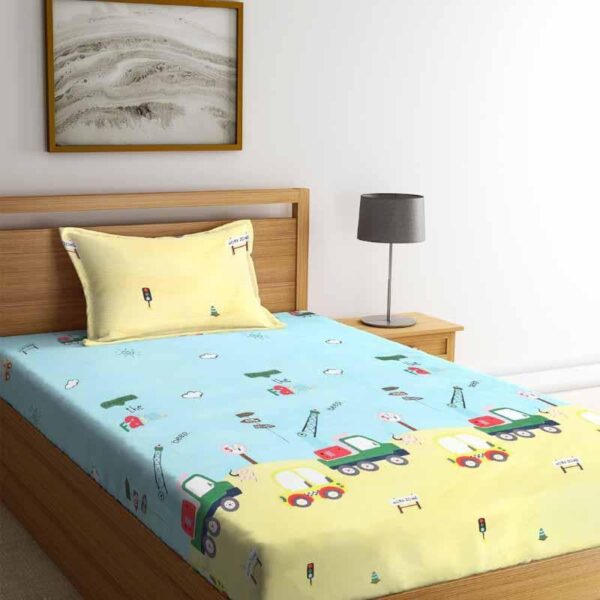 Traffic Rules Printed Bedsheet Traffic Rules Printed Bedsheet