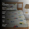 Truck Race Kids Bedsheet