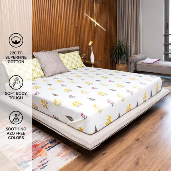 Urban Space Bageecha Bedsheet - 200 TC