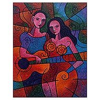 Dance and Music Cubist Paintings at NOVICA