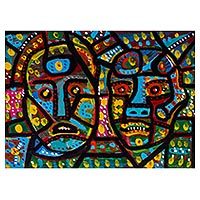 Mixed Media Cubist Paintings at NOVICA