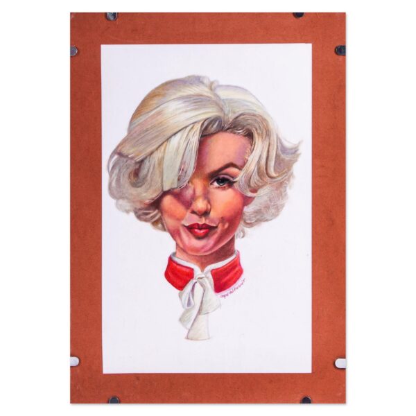 Signed and Mounted Portrait of Marilyn Monroe from Mexico, 'Forever Marilyn'